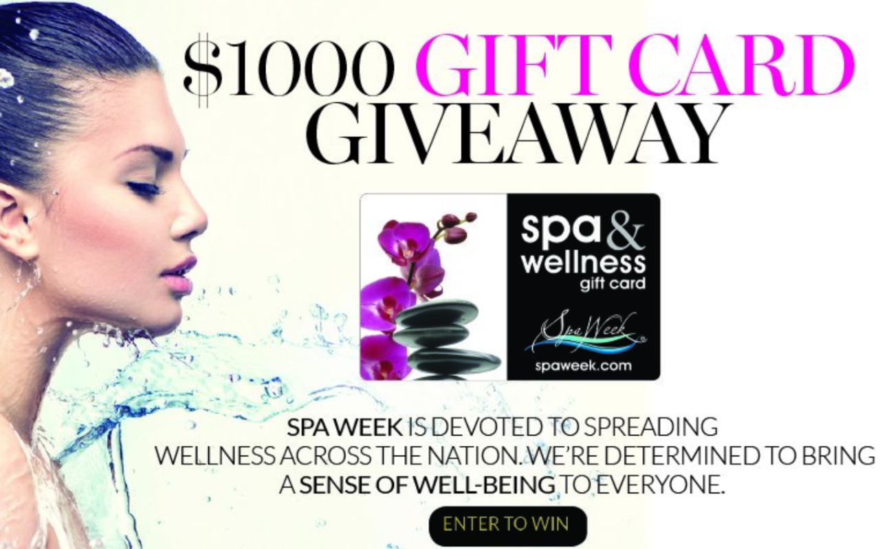 Spa week gift card redemption