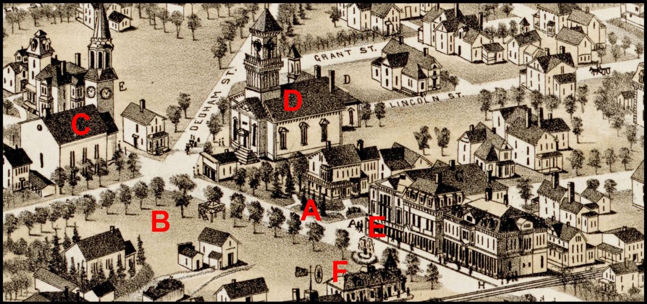 Power cut to Needham businesses after fire in basement of Harvey's Hardware