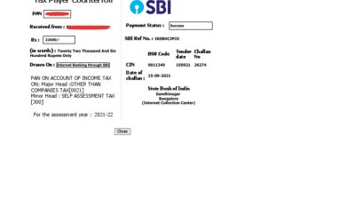 Tax Payment Challan | PDF