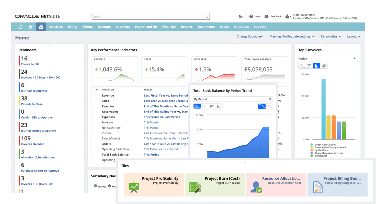 Netsuite applications suite