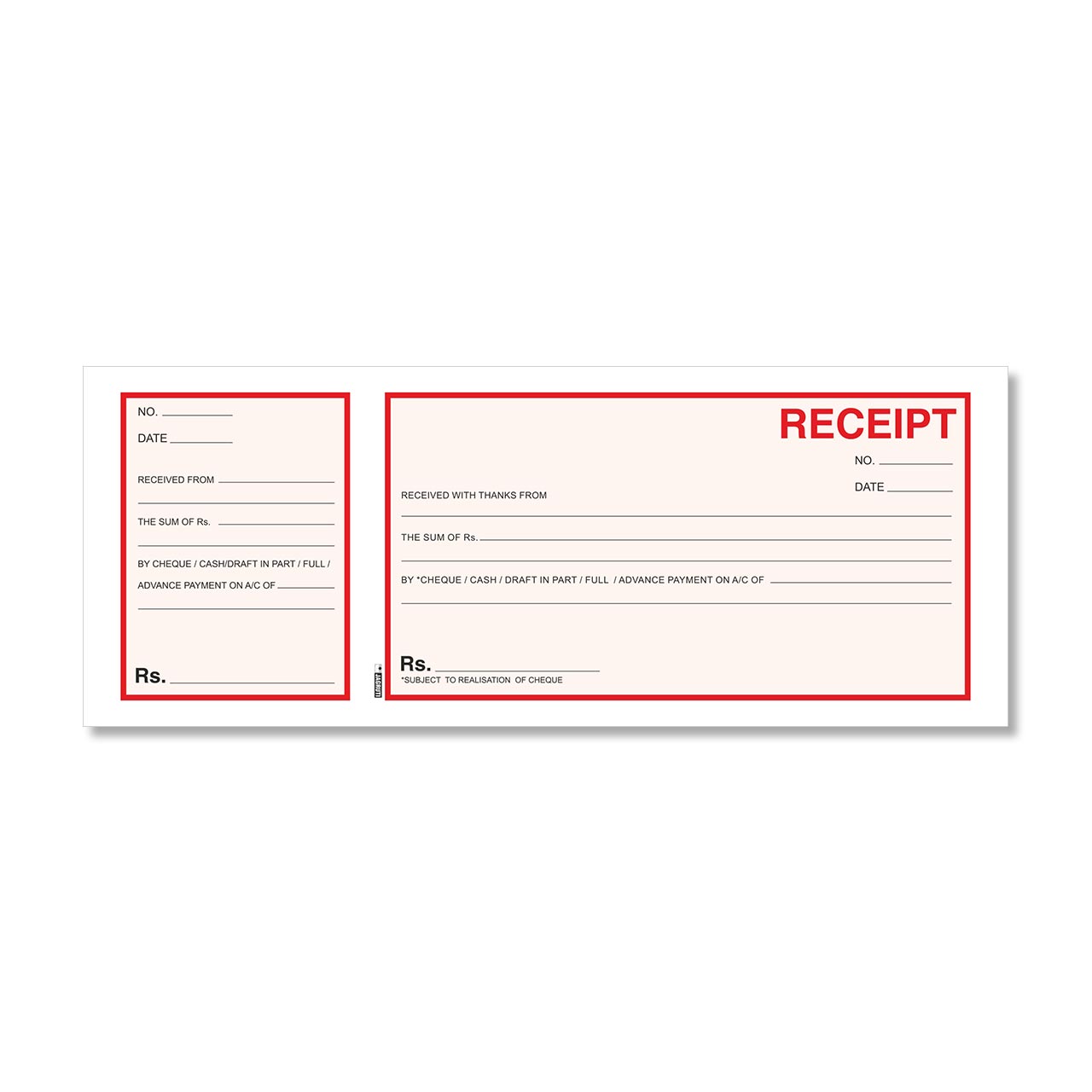 Payment Receipt Books – JAGRUTI