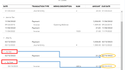 Difference between billing date and invoice date