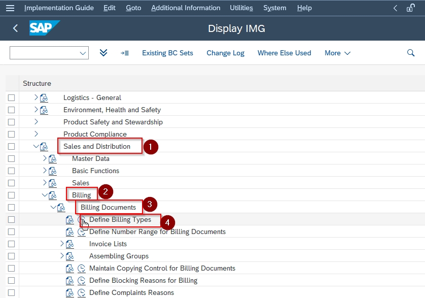 How to Define SAP Billing Document Type?