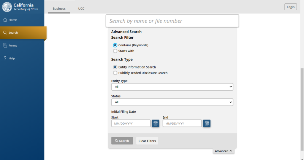 State corporation lookup entity State corporation lookup entity