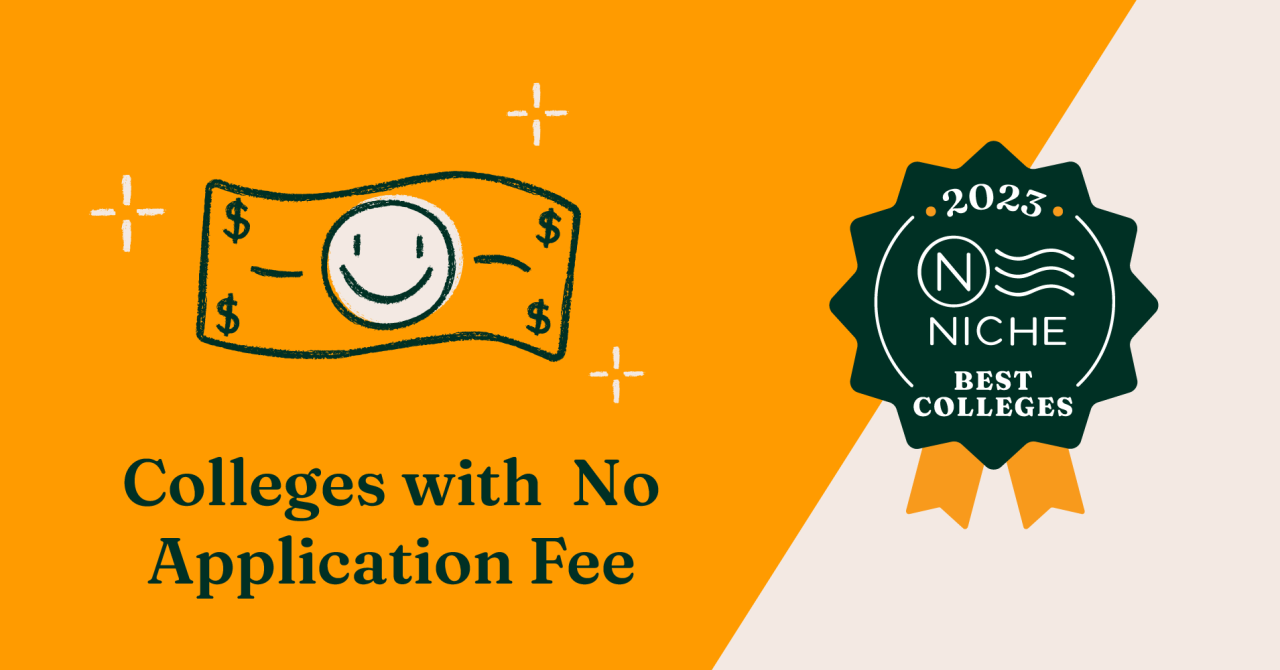 Online university no application fee
