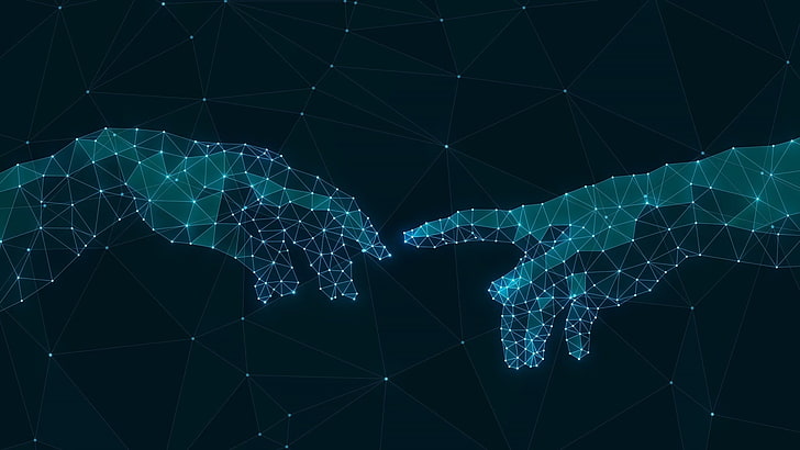 3840x2160px | free download | HD wallpaper: hands clip art, digital art ...