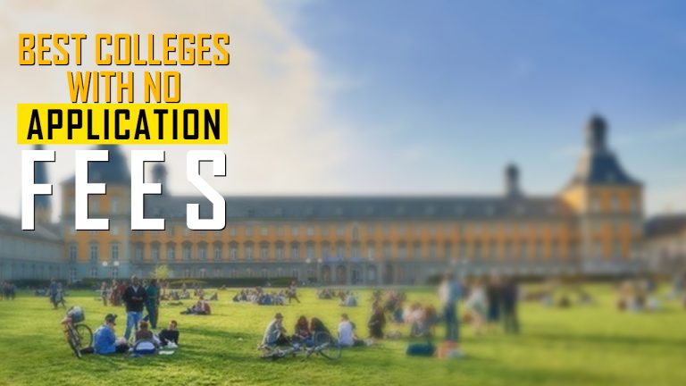 Online colleges with no application fee
