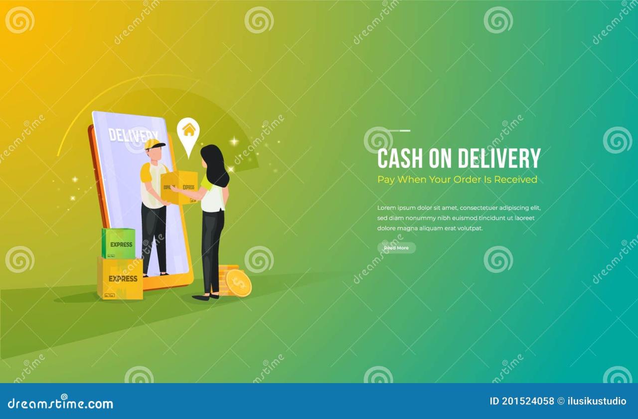 I will pay cash on delivery