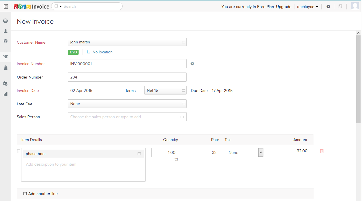 Zoho Invoice Integration, Online Billing Software