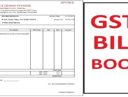 Invoice Bill Book Format