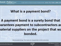 Payment Bond Ensuring Security in Construction Contracts