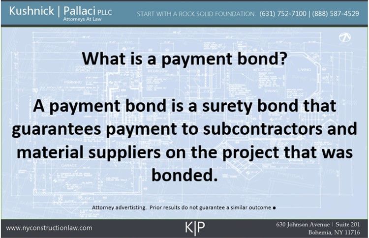 What Is A Payment Bond? – Getting to Infiniti and Beyond