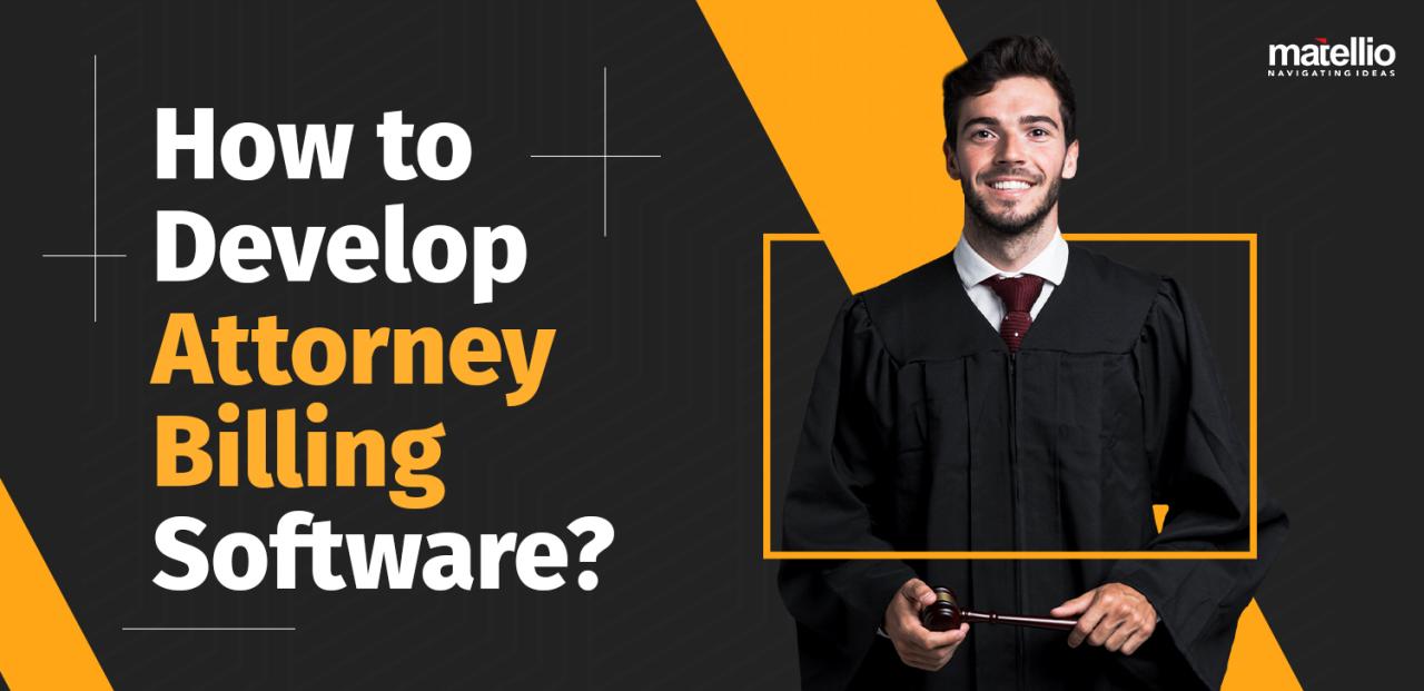 Attorney billing software