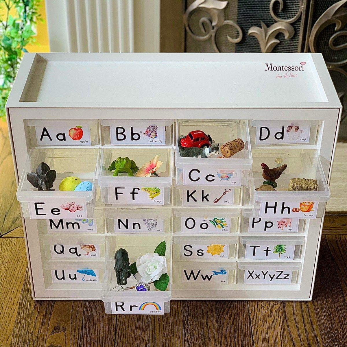 Montessori Language Cabinet DIY Sound Alphabet Box Free Labels ... Montessori Language Cabinet DIY Sound Alphabet Box Free Labels ...