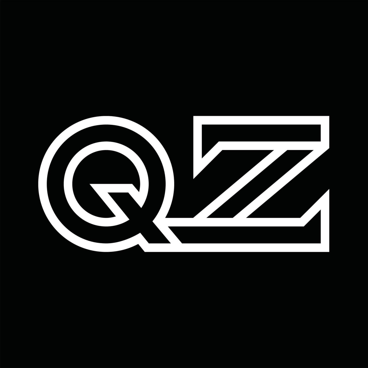QZ Logo monogram with line style negative space 16576577 Vector Art at ... QZ Logo monogram with line style negative space 16576577 Vector Art at ...