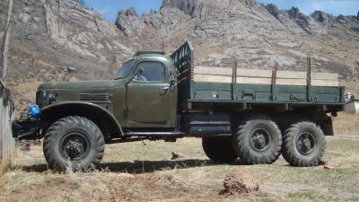 FREE IMAGE: Old Russian truck in Mongolia | Libreshot Public Domain Photos