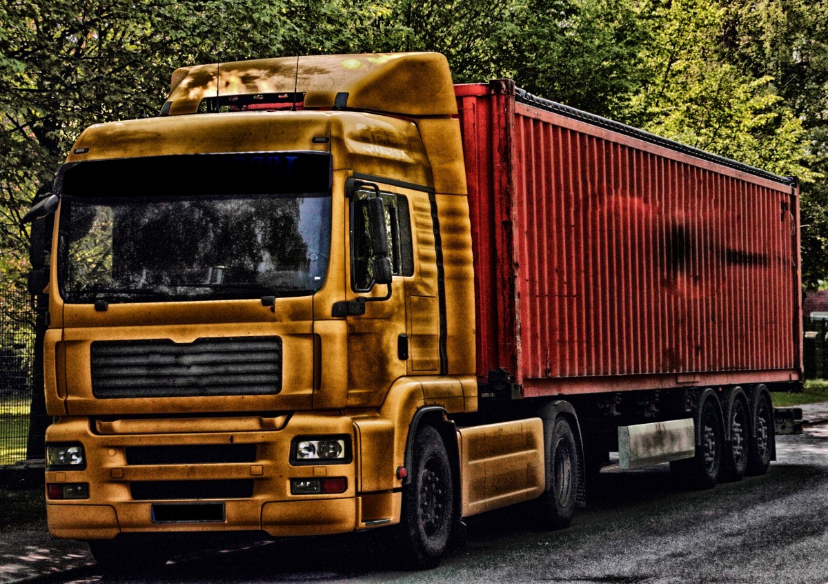 Free Images : traffic, transport, yellow, commercial vehicle, land ...